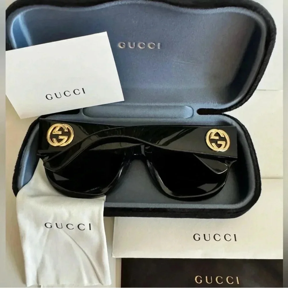 Authentic GUCCI GG sunglasses 😎 pre-owned - Picture 3 of 10